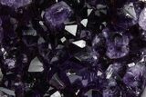 Deep-Purple Amethyst Geode With Metal Stand - Uruguay #368354-1